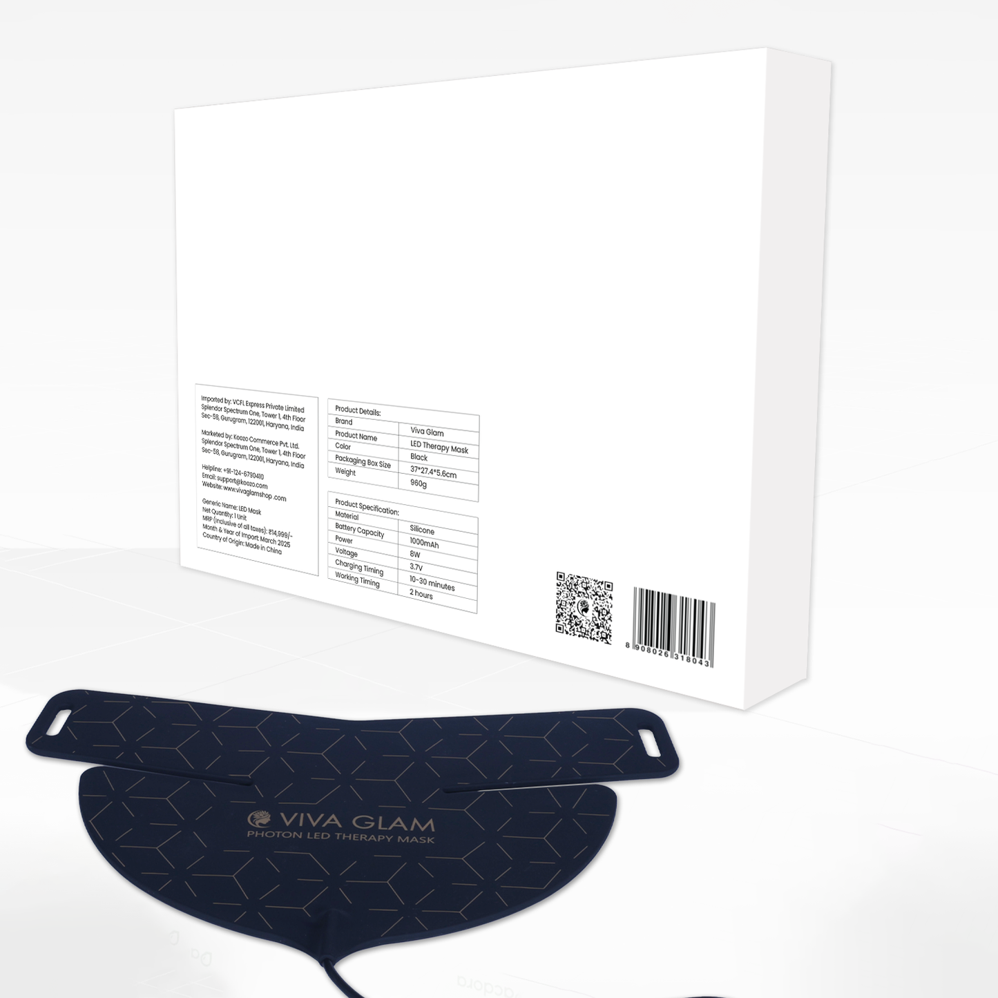 Photon LED Neck Therapy Mask