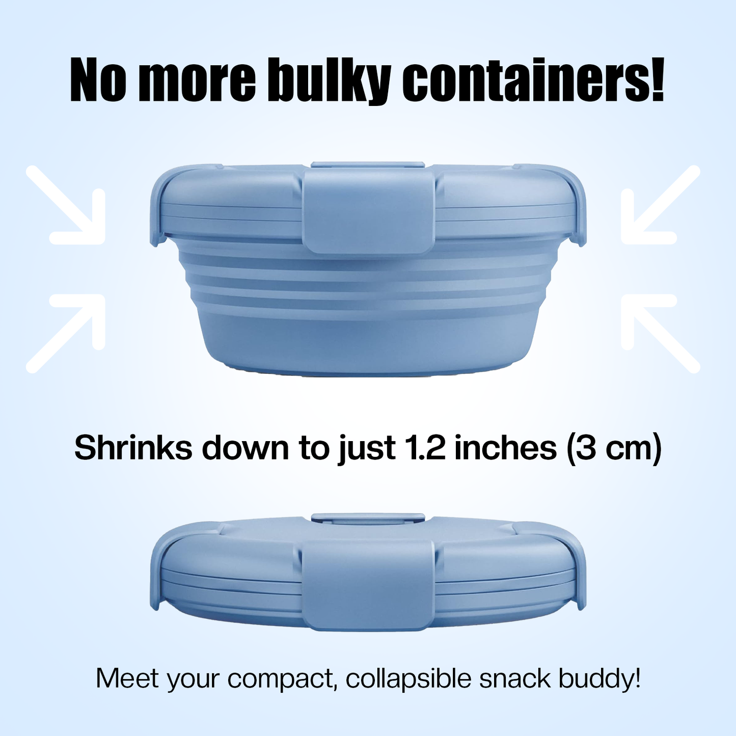 Collapsible Silicone Box (Pack of 3)