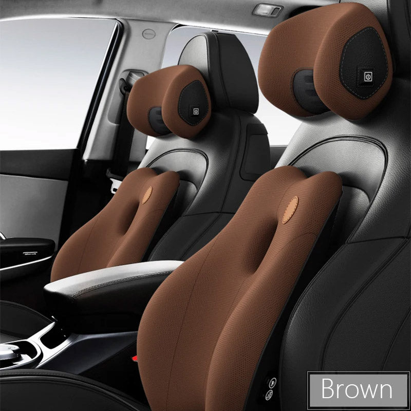 Car Neck Massage Pillow Lumbar Support
